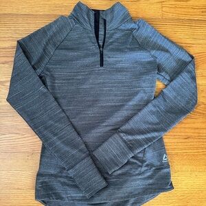 Women’s Reebok Half Zip Pullover Grey
